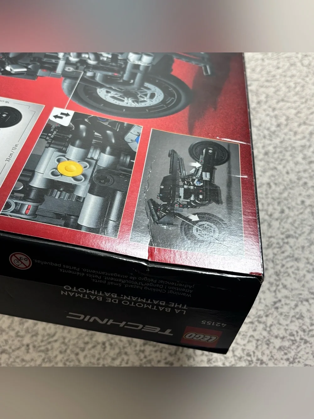 LEGO Technic 42155 The Batman Batcycle - Retired Set Kit - Brand New Sealed